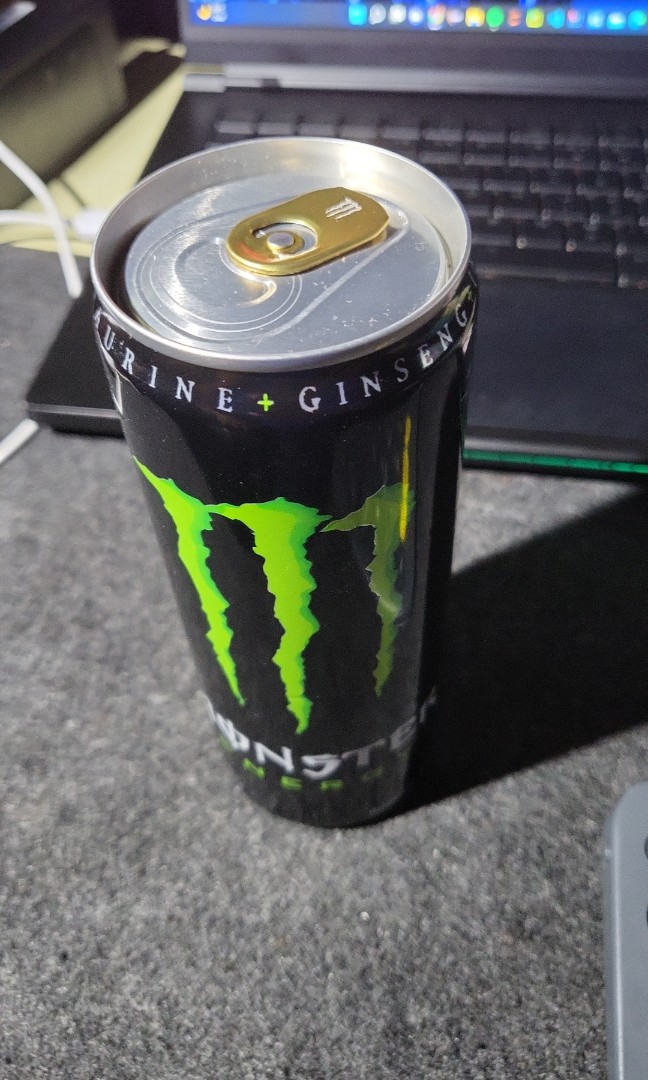 RARE GOLDEN TAB GREEN MONSTER, Food & Drinks ...