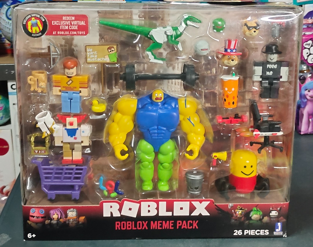 Roblox Action Collection- Meme Pack Feature Playset [Includes