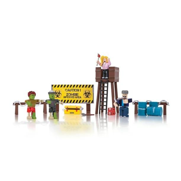 ORIGINAL Roblox Zombie Attack Playset [Includes Exclusive Virtual Item] (Category: Action & Battle Toys) located in Valenzuela. Submitted by 11francispaulo (Listing ID 1174140324, Image 3). Description: BRAND NEW ORIGINAL ROBLOX TOYS ON HAND ITEM ONLY 1 TOY SET Roblox Figures Zombie Attack Playset Do you have what it takes to survive the zombie abloxalypse? Bring the rampage home with this action-packed collection of characters from some of the m