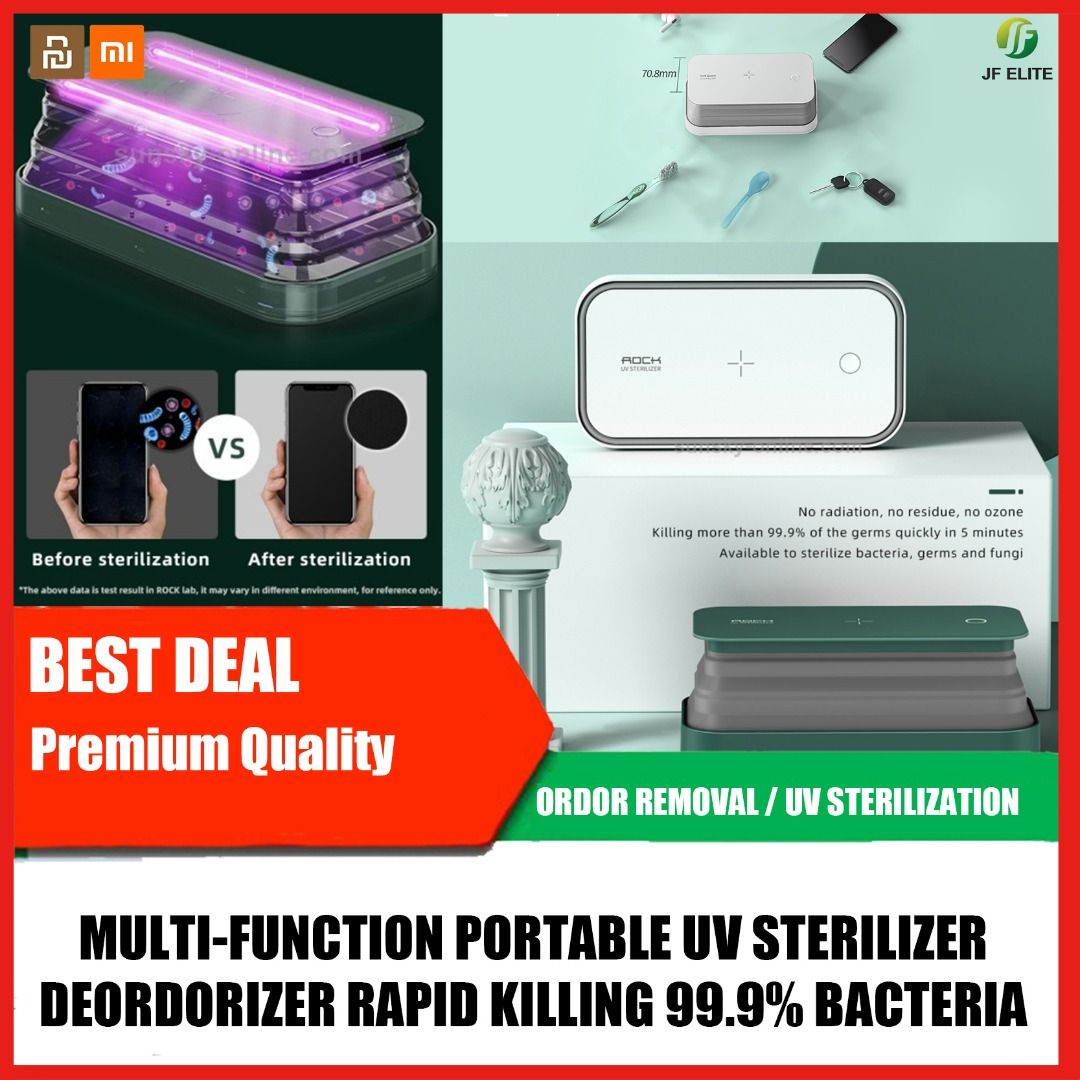 ROCK Wireless Charging Sterilization Box Smartphone Sterilizer UV Light