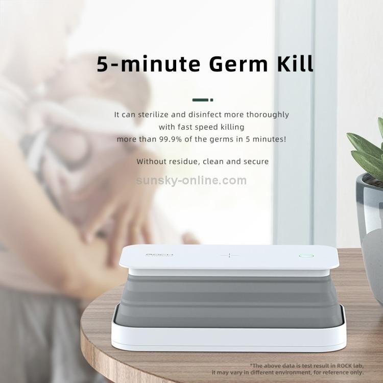 ROCK Wireless Charging Sterilization Box Smartphone Sterilizer UV Light