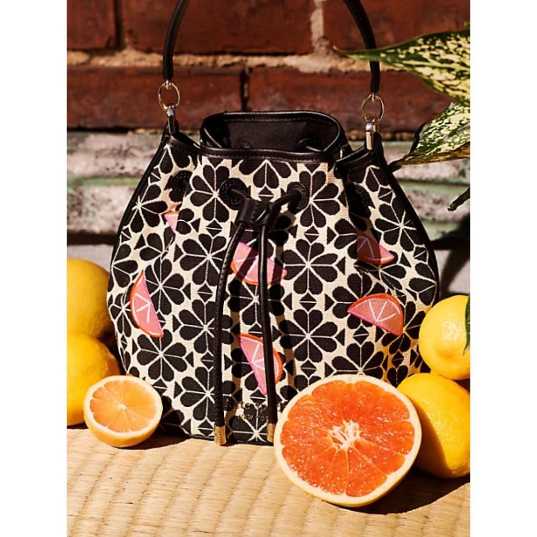 SALES (Ends 25 Jul Noon) Kate Spade Spade Flower Jacquard Grapefruits