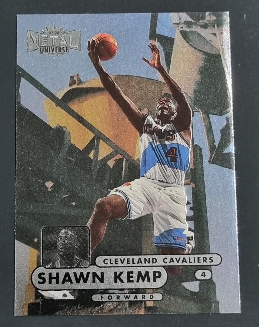 Shawn Kemp Metal Universe Card, Hobbies & Toys, Toys & Games on Carousell