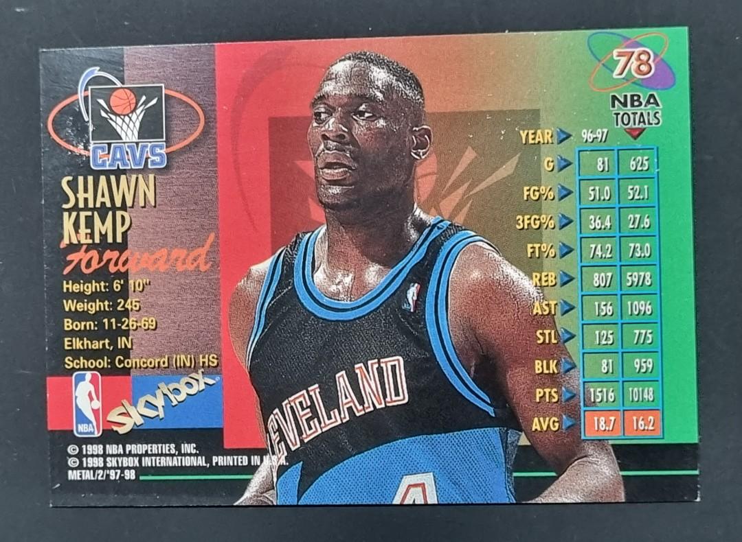 Shawn Kemp Metal Universe Card, Hobbies & Toys, Toys & Games on Carousell