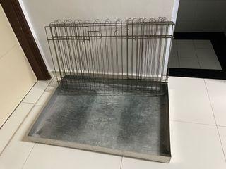 Solid dog pen