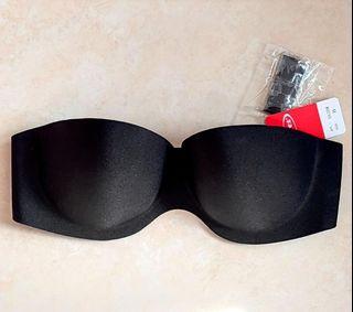 Sorex Black Strapless Bra