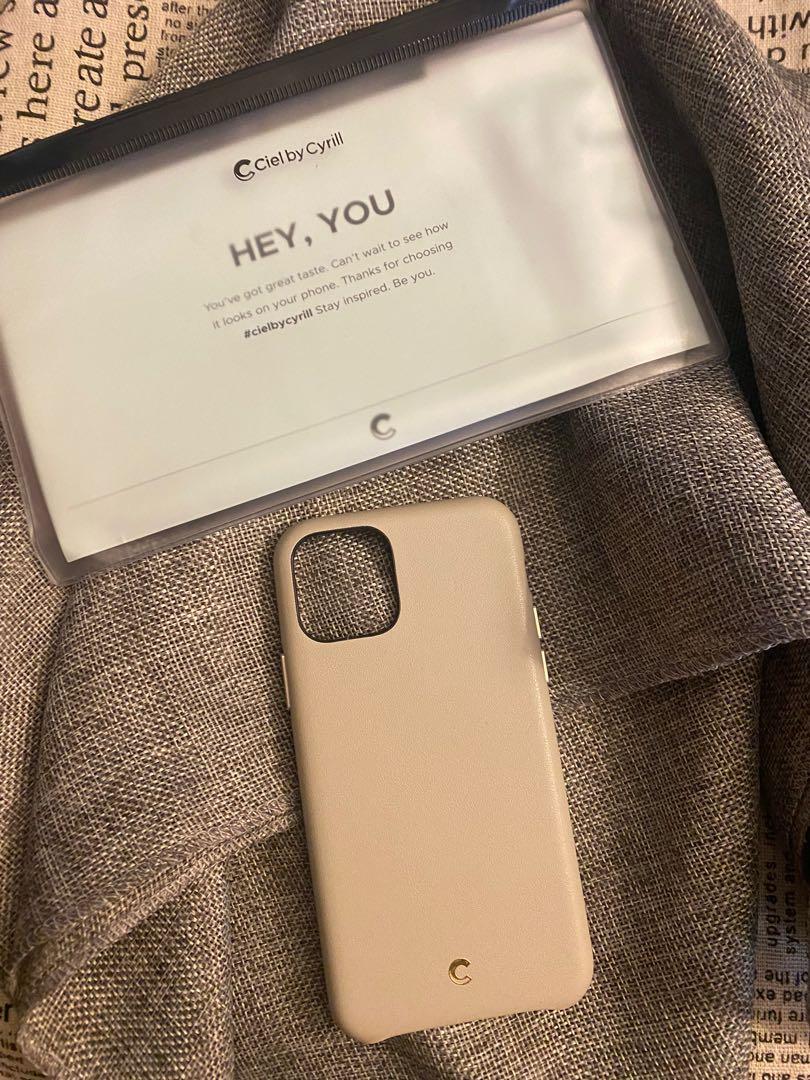 Spigen Ciel by Cyrill iPhone 11 Pro Case Basic Leather Taupe (Category: Cases & Sleeves) located in Quezon City. Submitted by r.p123 (Listing ID 1174162294, Image 1). Description: Brand new and original Just tried it on then returned to pouch Spigen Ciel by Cyrill iPhone 11 Pro Case Basic Leather Taupe Original Price ₱1,500.00 Rfs: Bought 2 spigen case. This and the sadle brown. Preferred the other color. Meetup/Pickup location: Eastwood City, Ba
