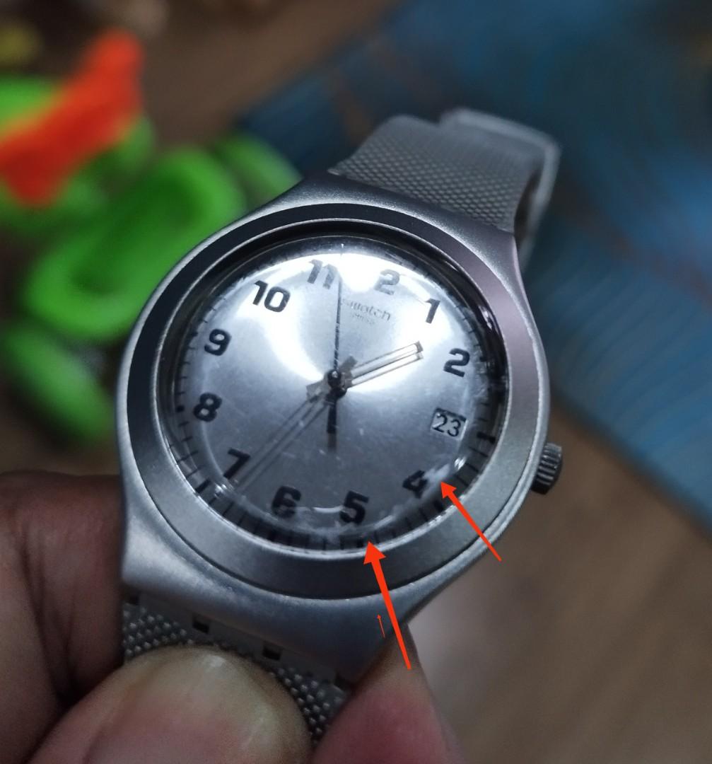 Swatch irony aluminium blue discount
