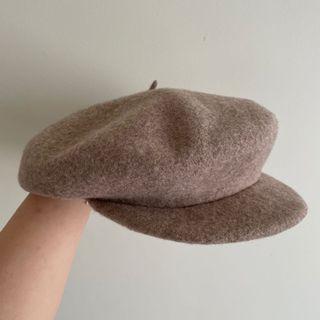 Tan Wool Beret