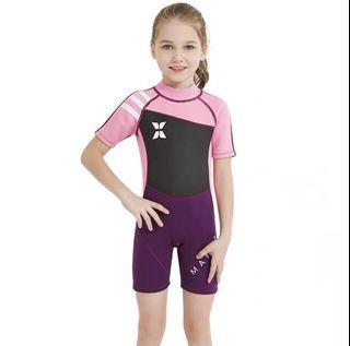 Thermal Swimsuit Neoprene Wetsuit for Girls 3mm thick keep warm