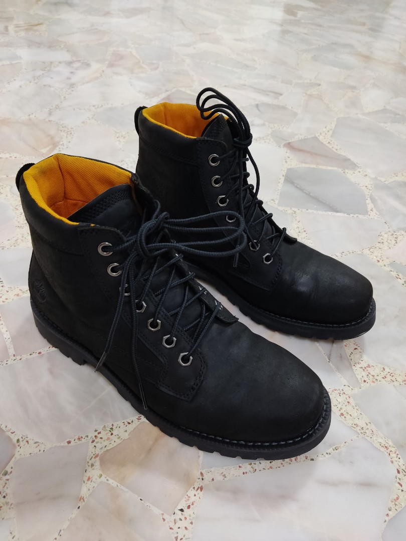 Mens boots sale timberland black
