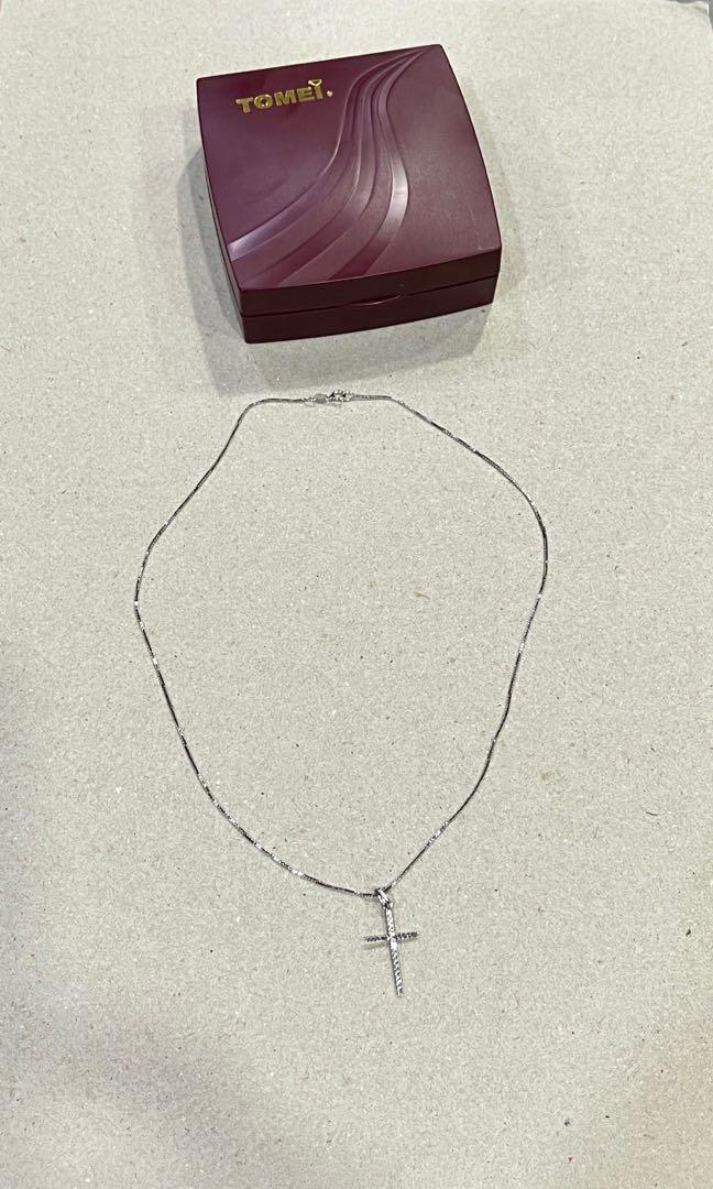 Tomei white gold necklace price online