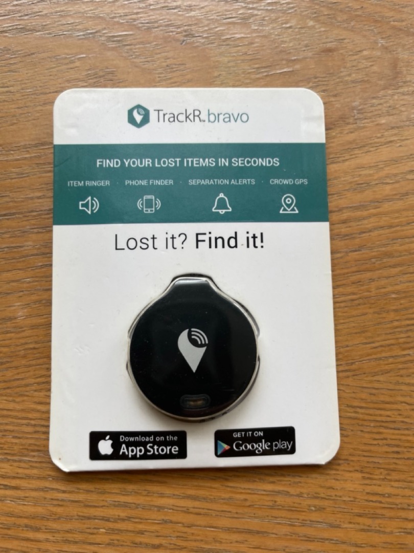 Trackr GPS Tracking Bravo Bluetooth Key Tracker Locator Finder Key Lost  Phone