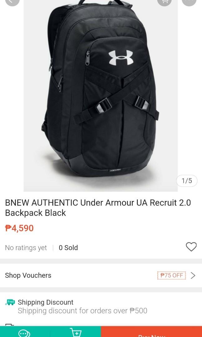 Under armour backpack recruit 2.0 on sale