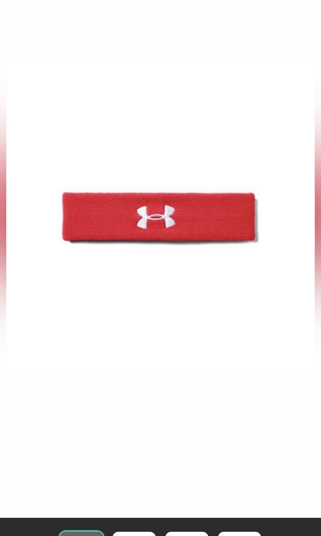 Red under armour headband on sale