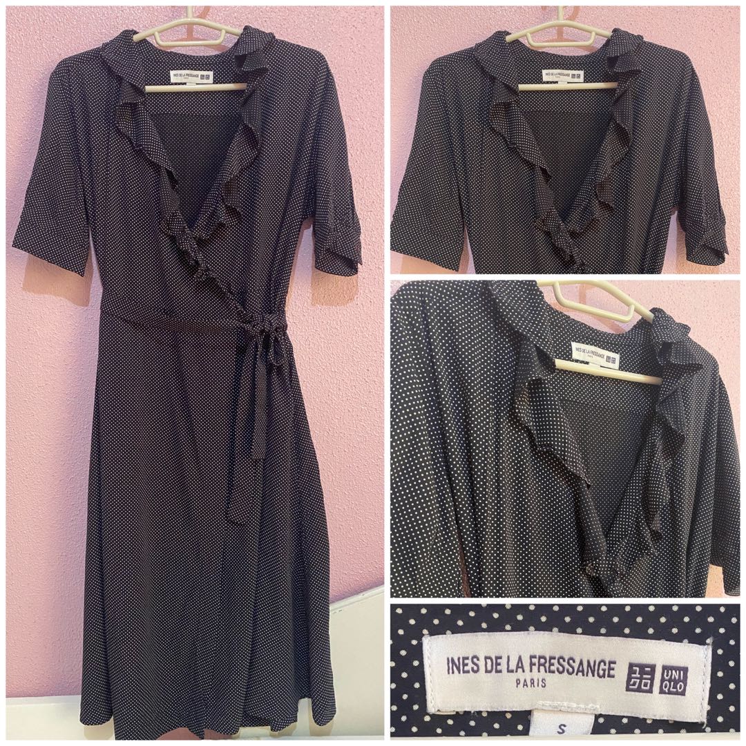 Uniqlo Wrap Dress, Women's Fashion, Dresses & Sets, Dresses on Carousell