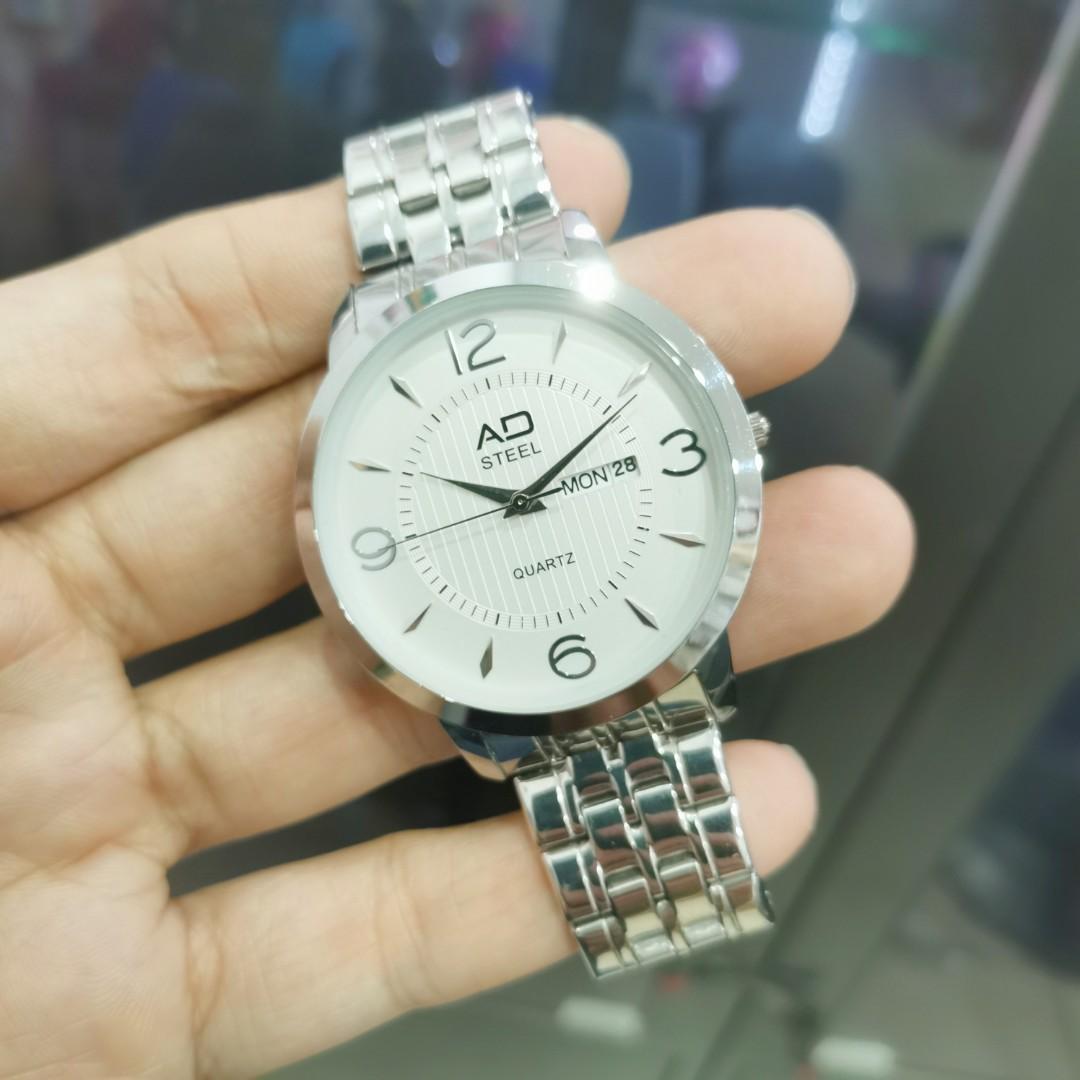 Ad steel discount watch made in