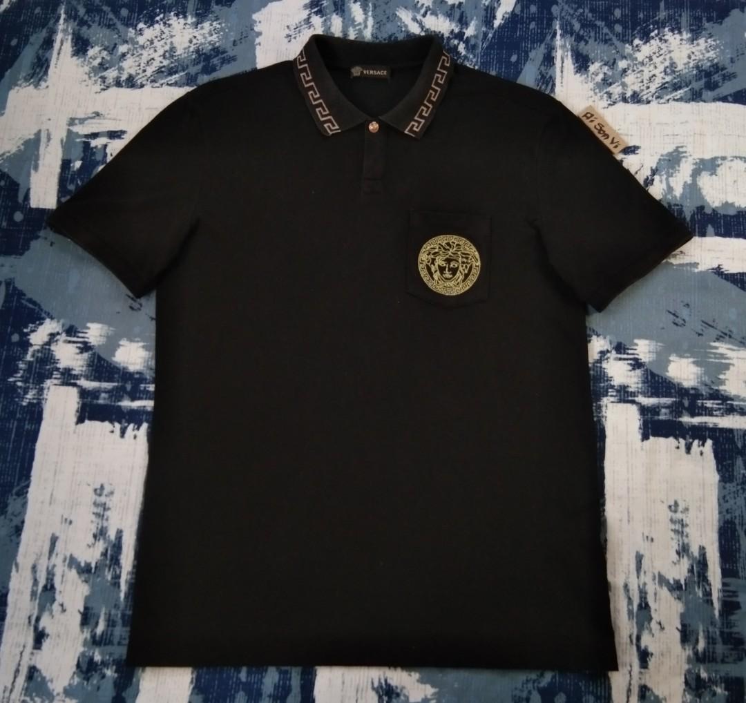 Gianni Versace Tshirt Medusa Logo, Men's Fashion, Tops & Sets, Tshirts &  Polo Shirts on Carousell