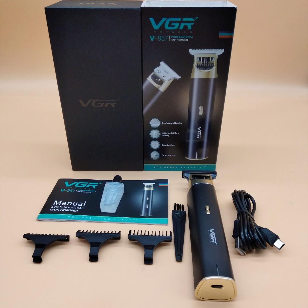 VGR V-957 T-blade Zero Cutting Hair Clipper Trimmer Razor Wireless Metal  Professional Rechargeable Electric Hair Trimmer for Men, Beauty & Personal  Care, Hair on Carousell