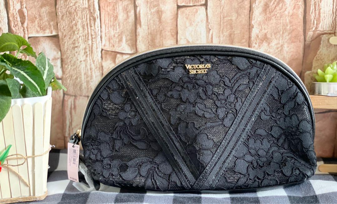 Victoria's secret floral shop lace glam bag