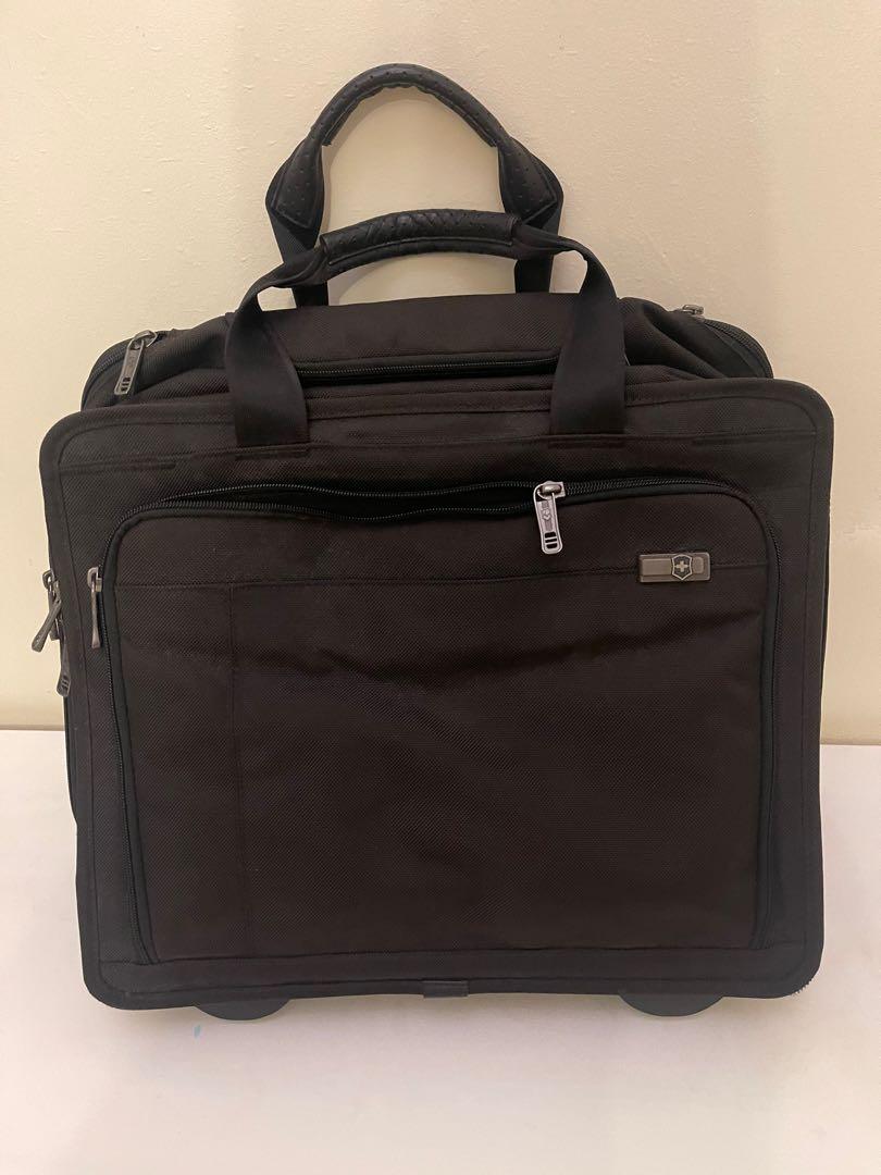 Victorinox wheeled carry on briefcase luggage, Men's Fashion, Bags