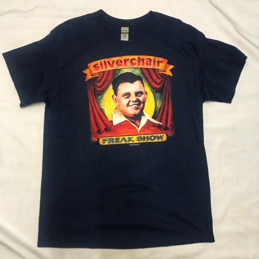 Vintage Artwork 1996 Silverchair Freak Show Fan Reprint Tee, Men's
