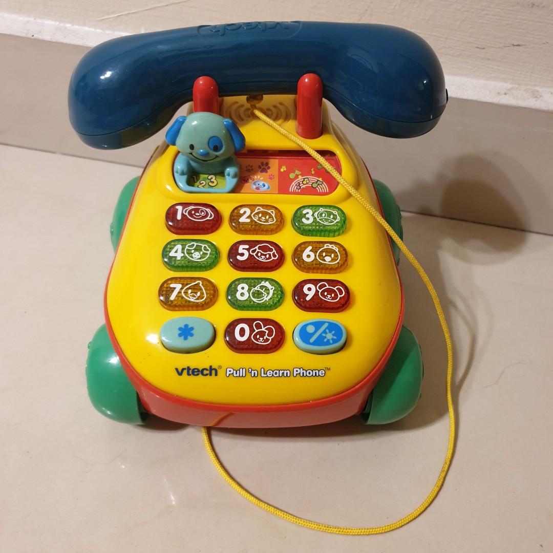 VTech Pull n Learn Phone Hobbies Toys Toys Games on Carousell
