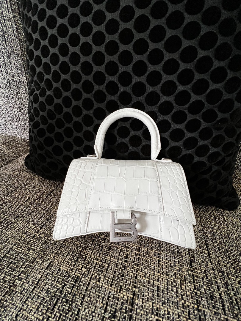 Balenciaga hourglass xs white store