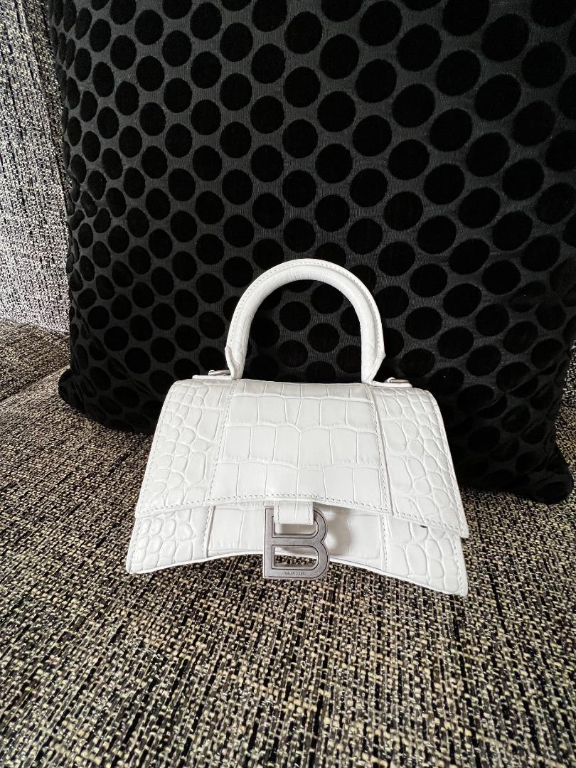 Balenciaga hourglass xs white online