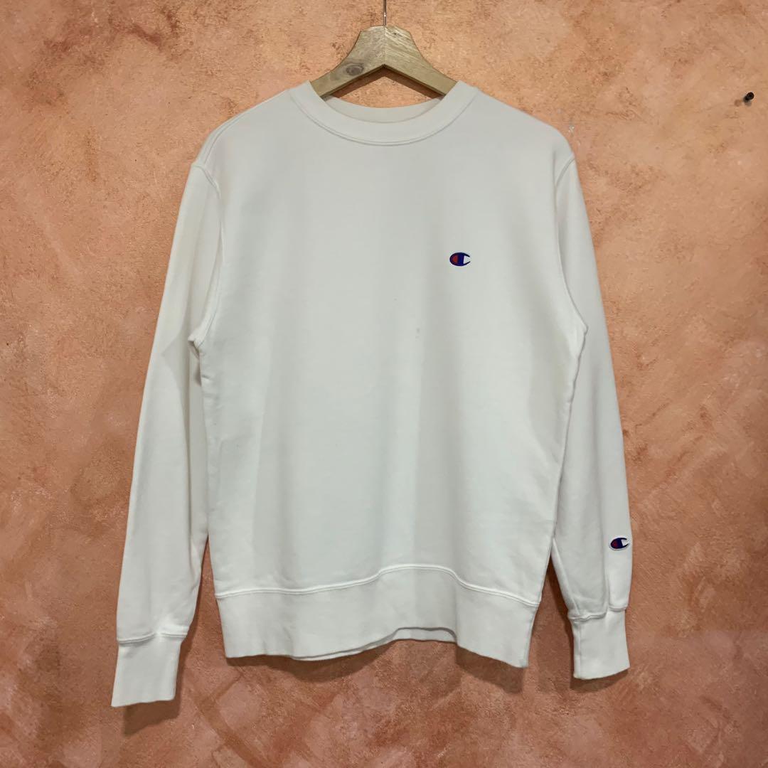 Champions sweatshirt white clearance