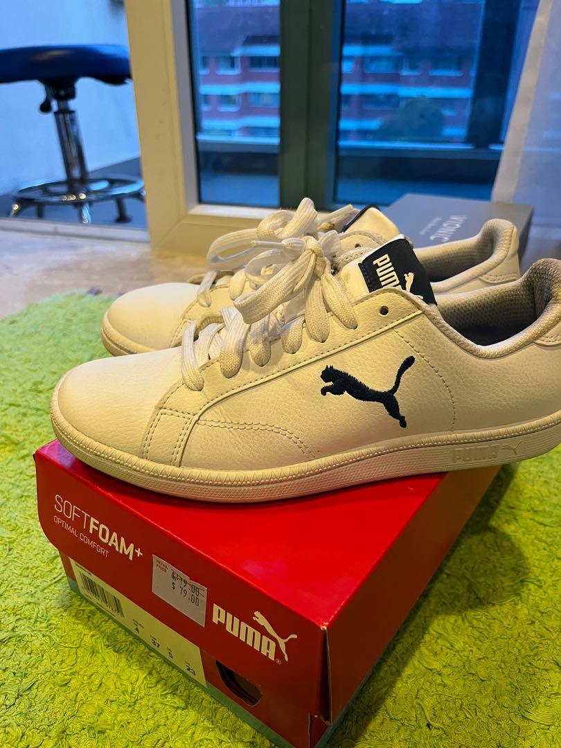 White Puma Soft Foam Us 5 Womens Fashion Footwear Sneakers On Carousell 7921