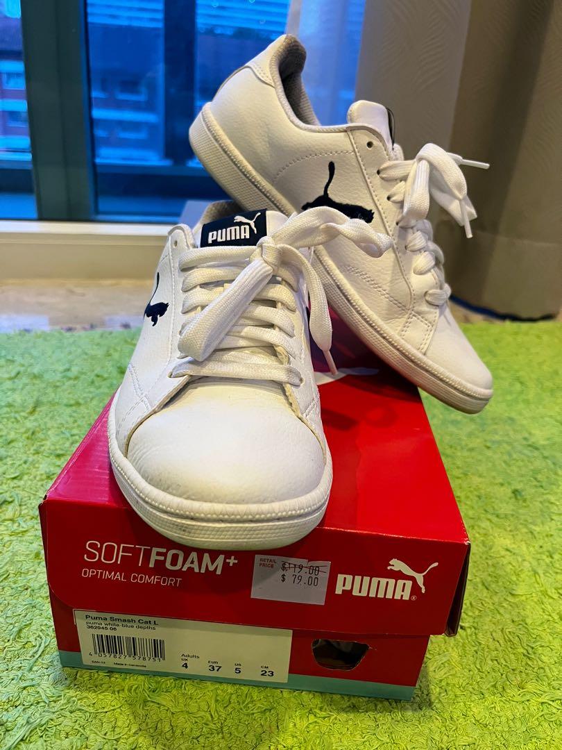 White Puma soft foam US 5