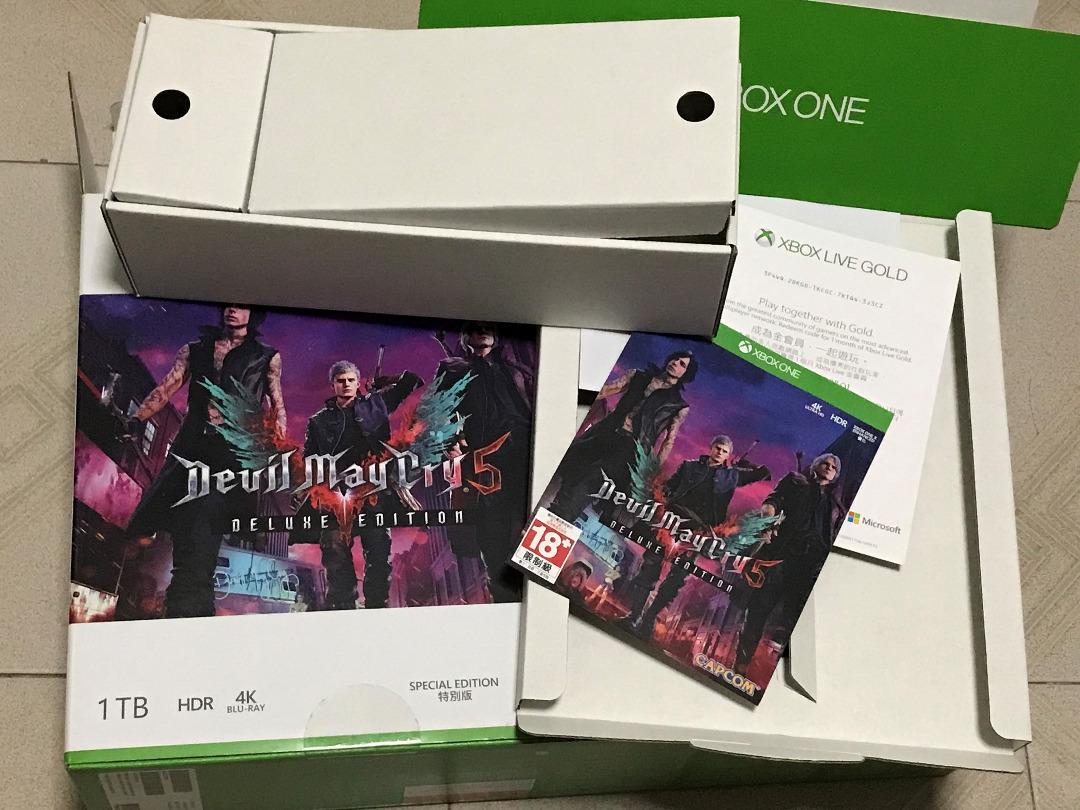 Xbox One S 1 TB Console – Devil May Cry 5 Special Edition Bundle, Video ...