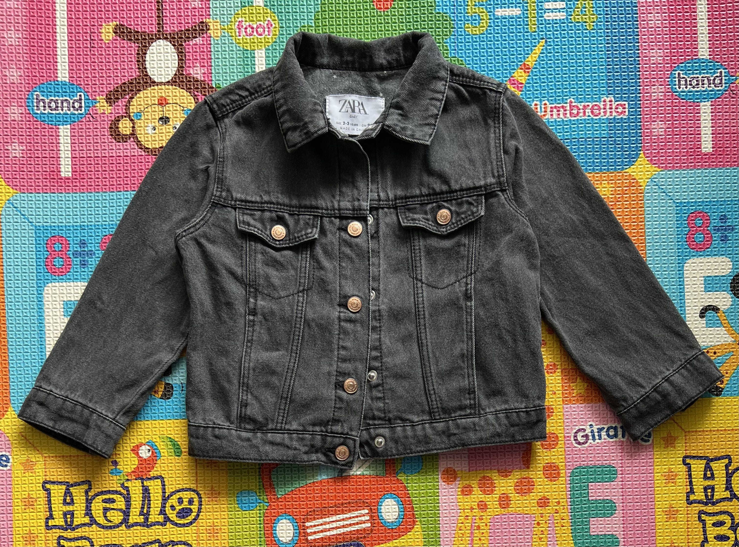 Zara Baby Denim Jacket, Babies & Kids, Babies & Kids Fashion on Carousell