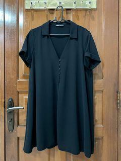 Zara Little Black Dress - LBD - Casual Dress Hitam