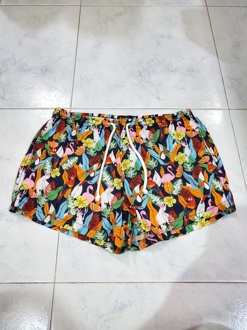 Zara Man Swim Shorts, Men's Fashion, Bottoms, Swim Trunks & Board