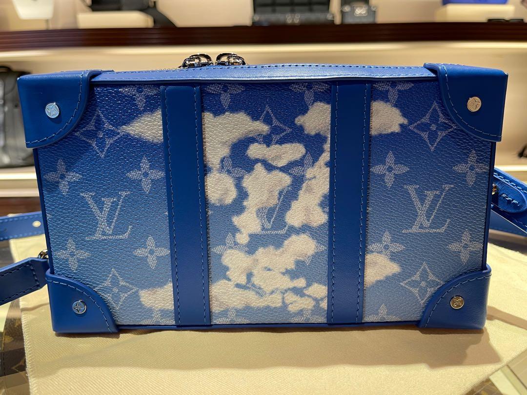 Authenticate Louis Vuitton Virgil abloh cloud keepall 50 bandouliere duffle  bag