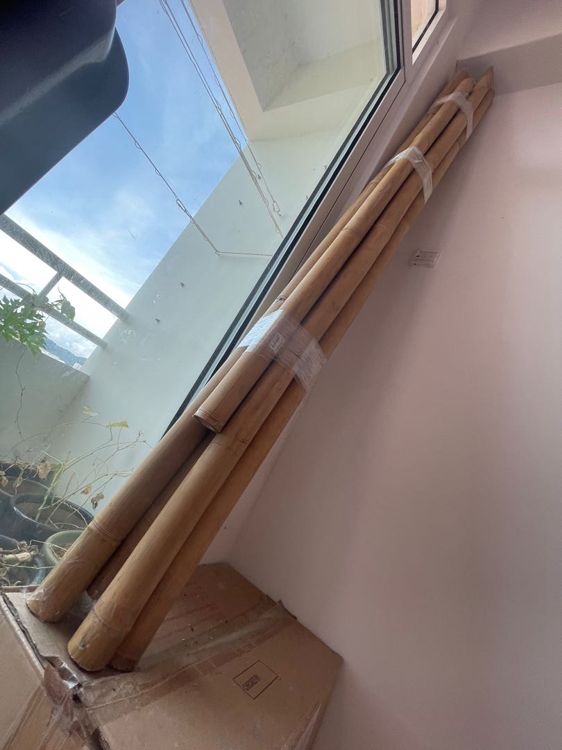 2 inch diameter bamboo poles, Furniture & Home Living, Home Decor