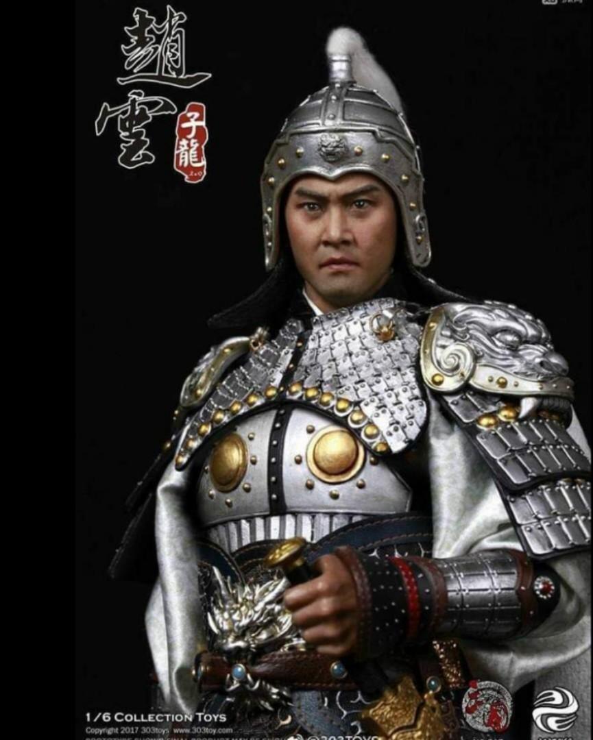 303TOYS 1/6 三國系列常勝將軍趙雲趙子龍2.0 單人, 興趣及遊戲, 玩具