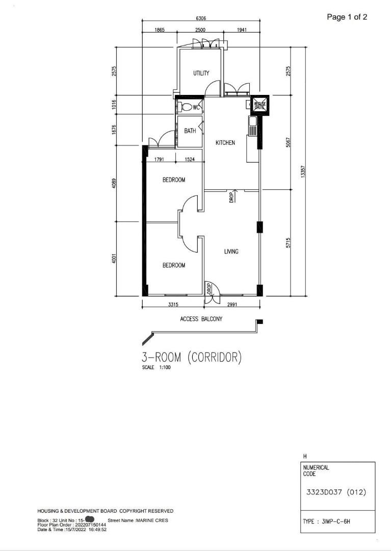 32 Marine Crescent Marine Crescent Ville, Property, For Sale, HDB on