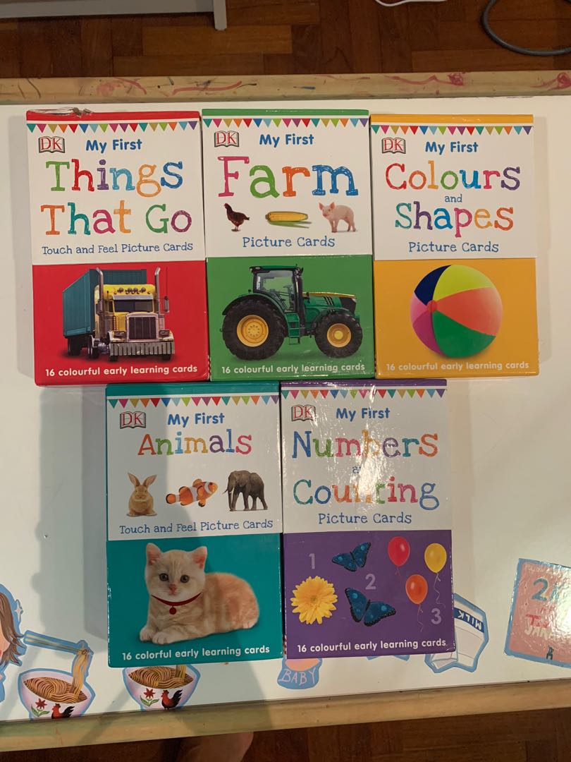 5 Flashcard Boxes, Hobbies & Toys, Books & Magazines, Children's Books