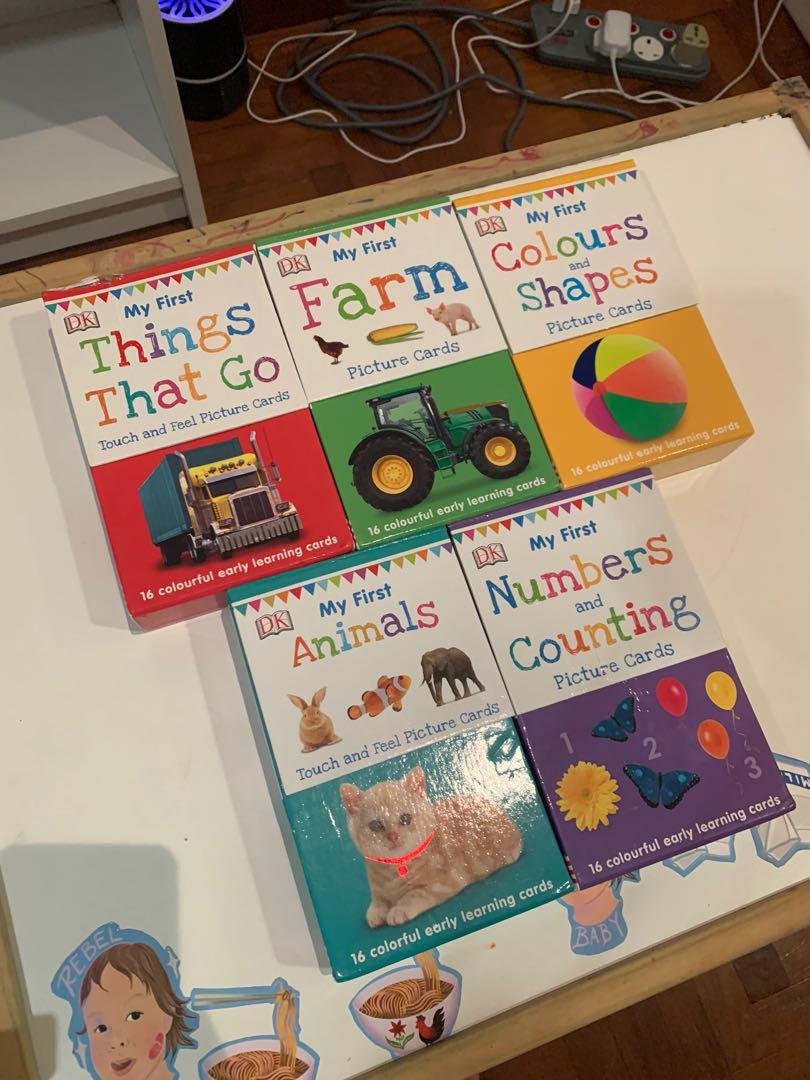 5 Flashcard Boxes, Hobbies & Toys, Books & Magazines, Children's Books