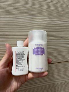 一組賣 斯儂恩卸妝乳/調理乳液/愛可妮潔面露/洗面乳