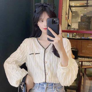 法式衬衫女小香风上衣