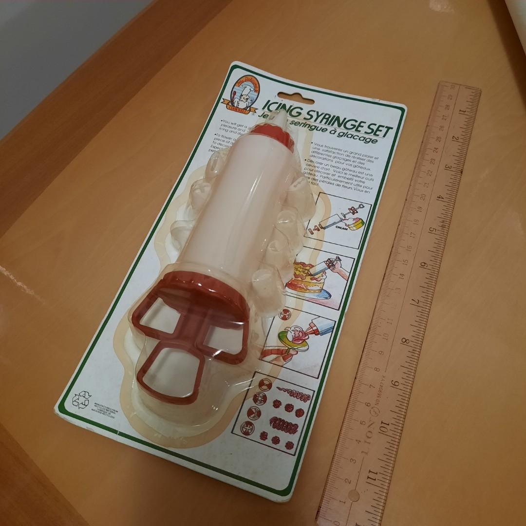 蛋糕唧花器 擠花器 擠奶油器, icing syringe set, cake/biscuits decoration squeezer, 共