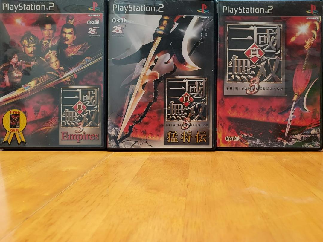 二手ps2 Play Station 2 三國志x 10 真三國無雙三國無雙2 三國無雙3 三國無雙4 猛將傳empires 電子遊戲 電子遊戲 Playstation Carousell