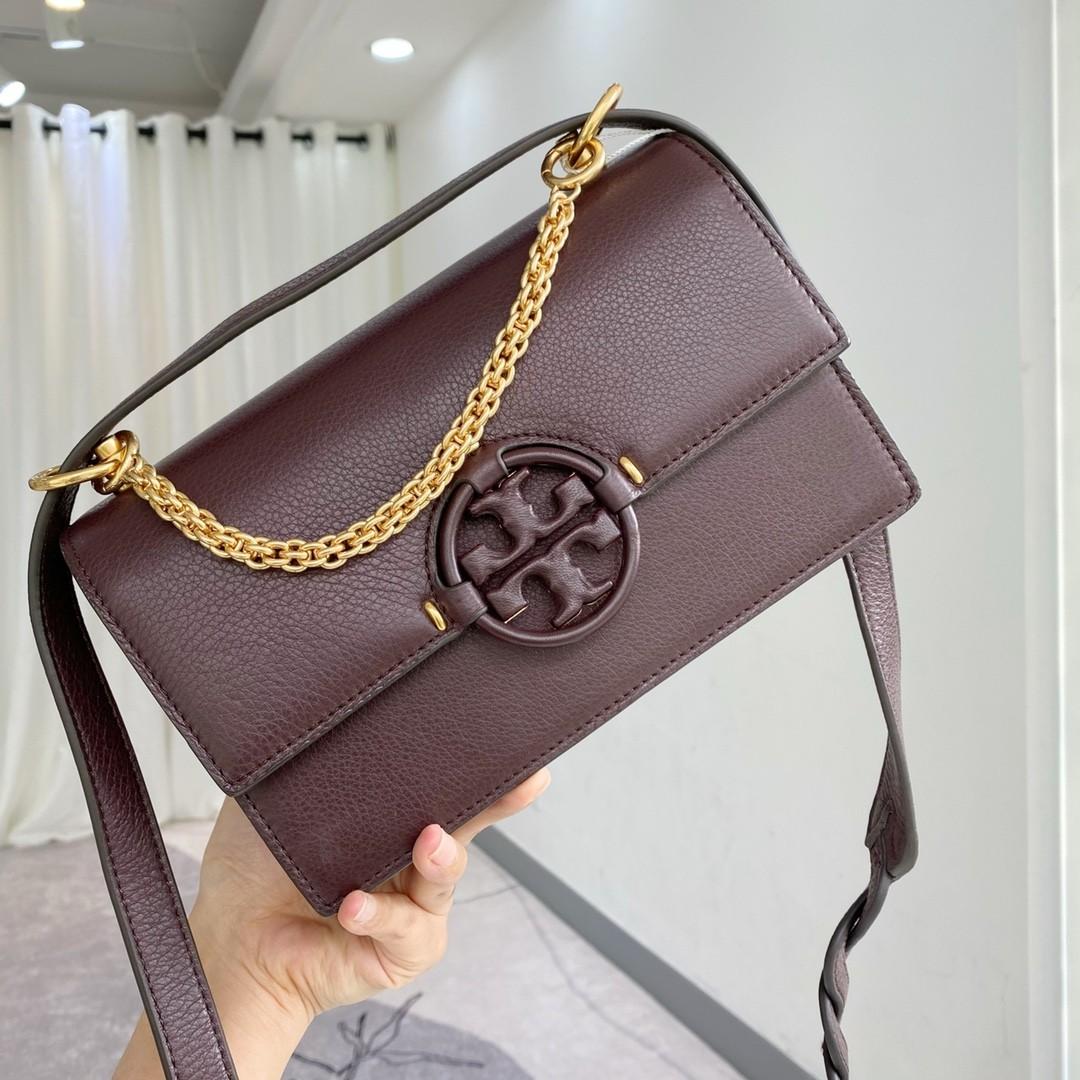 Tory Burch, Bags, Tory Burch Miller Small Leather Flap Shoulder Bag