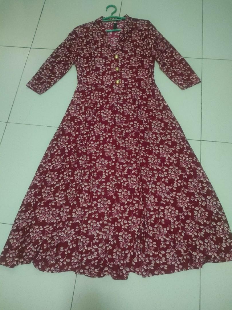 A line dress (Category: Dresses) located in Cebu City. Submitted by amarella (Listing ID 1174369523, Image 1). Description: fit up to large stretchable fabric.