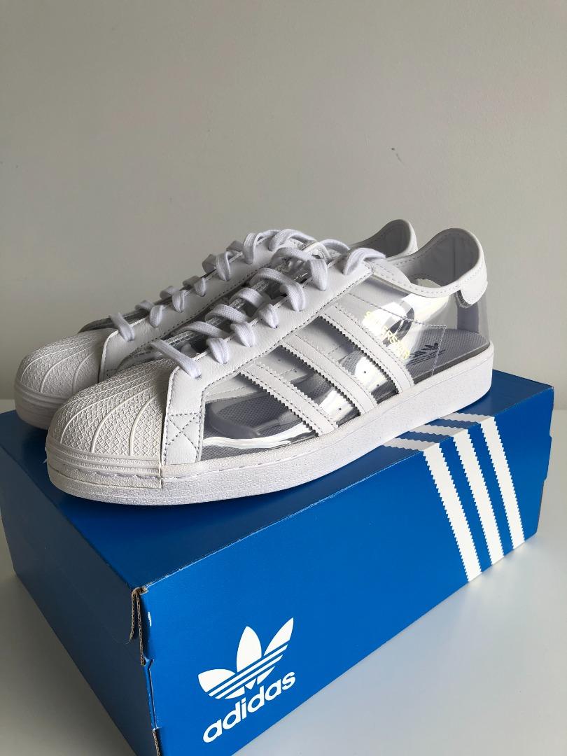 Adidas superstar transparent discount