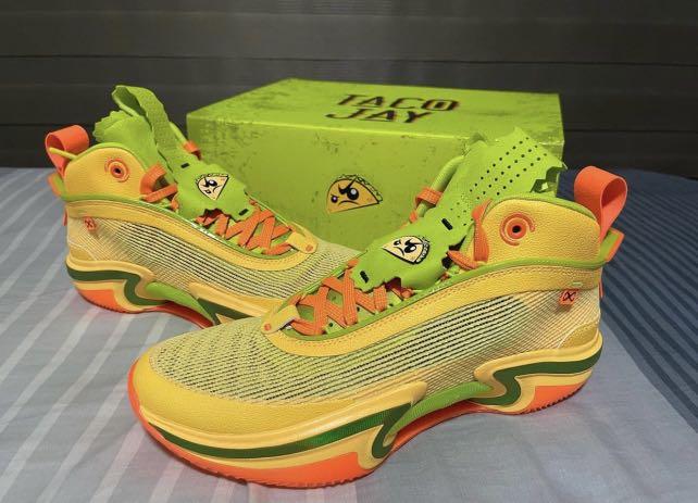 JORDAN 36 TACO JAY. JAYSON TATUM SHOULD HAVE BEEN WEARING THESE THEY WOULD  HAVE WON CHAMPIONSHIP. 